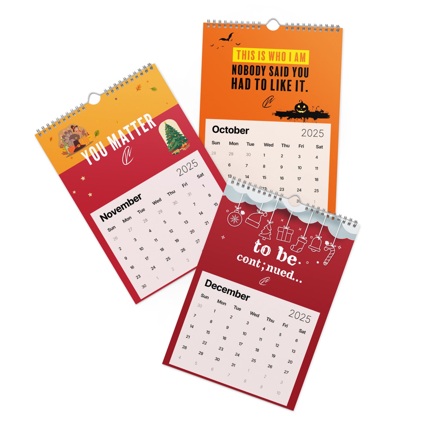 2025 Wall Calendar - Small Version