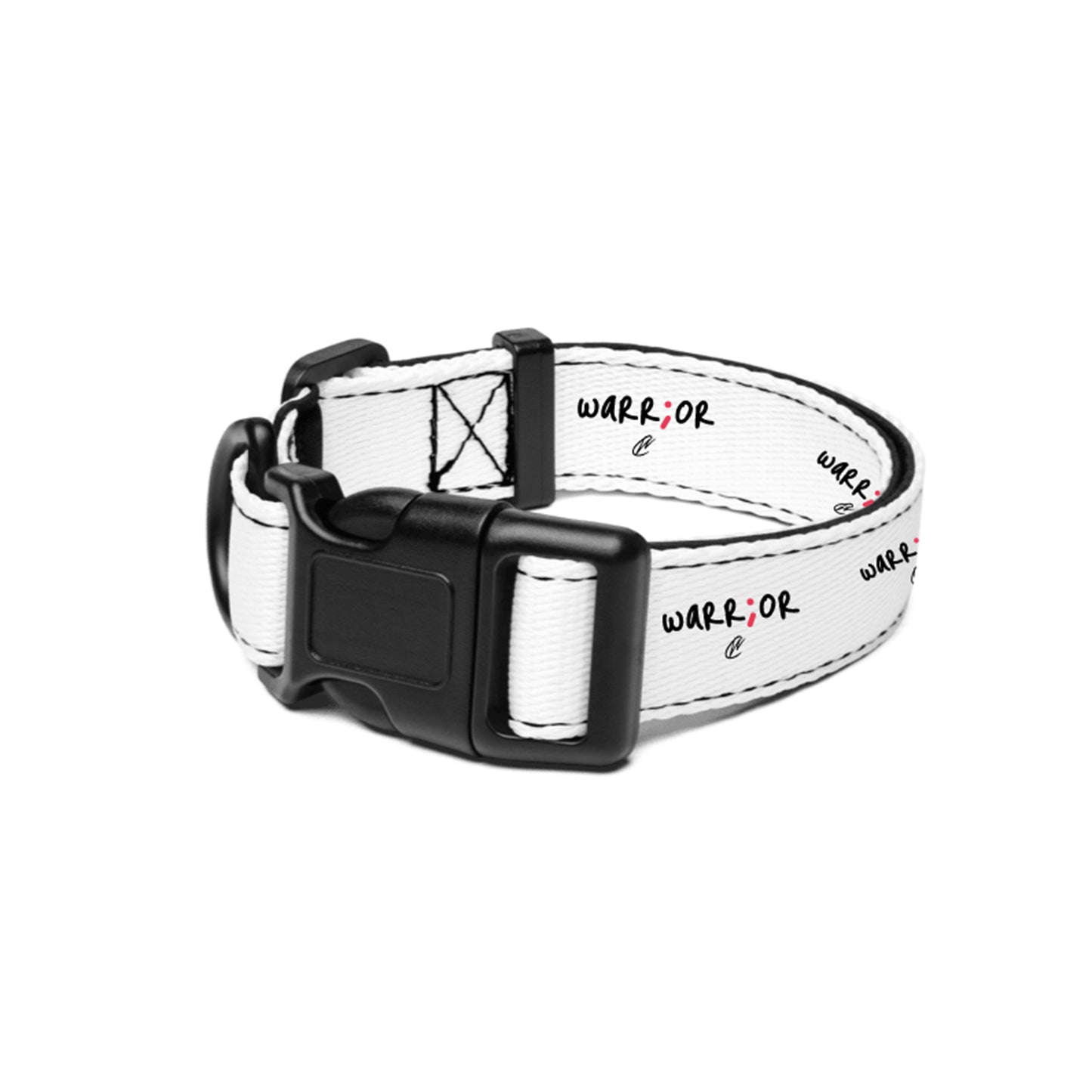 Warrior - White Pet Collar