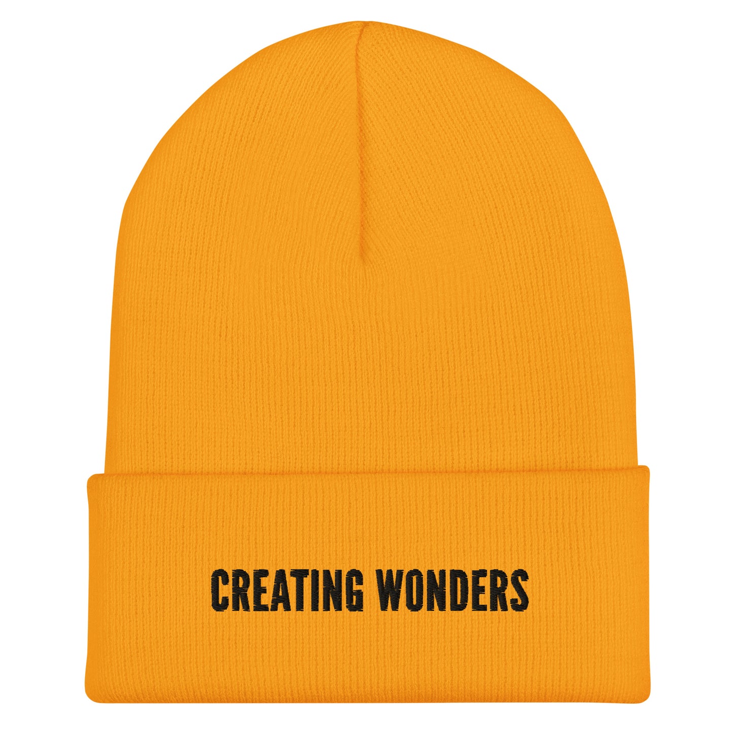 Creating Wonders - Gold Beanie