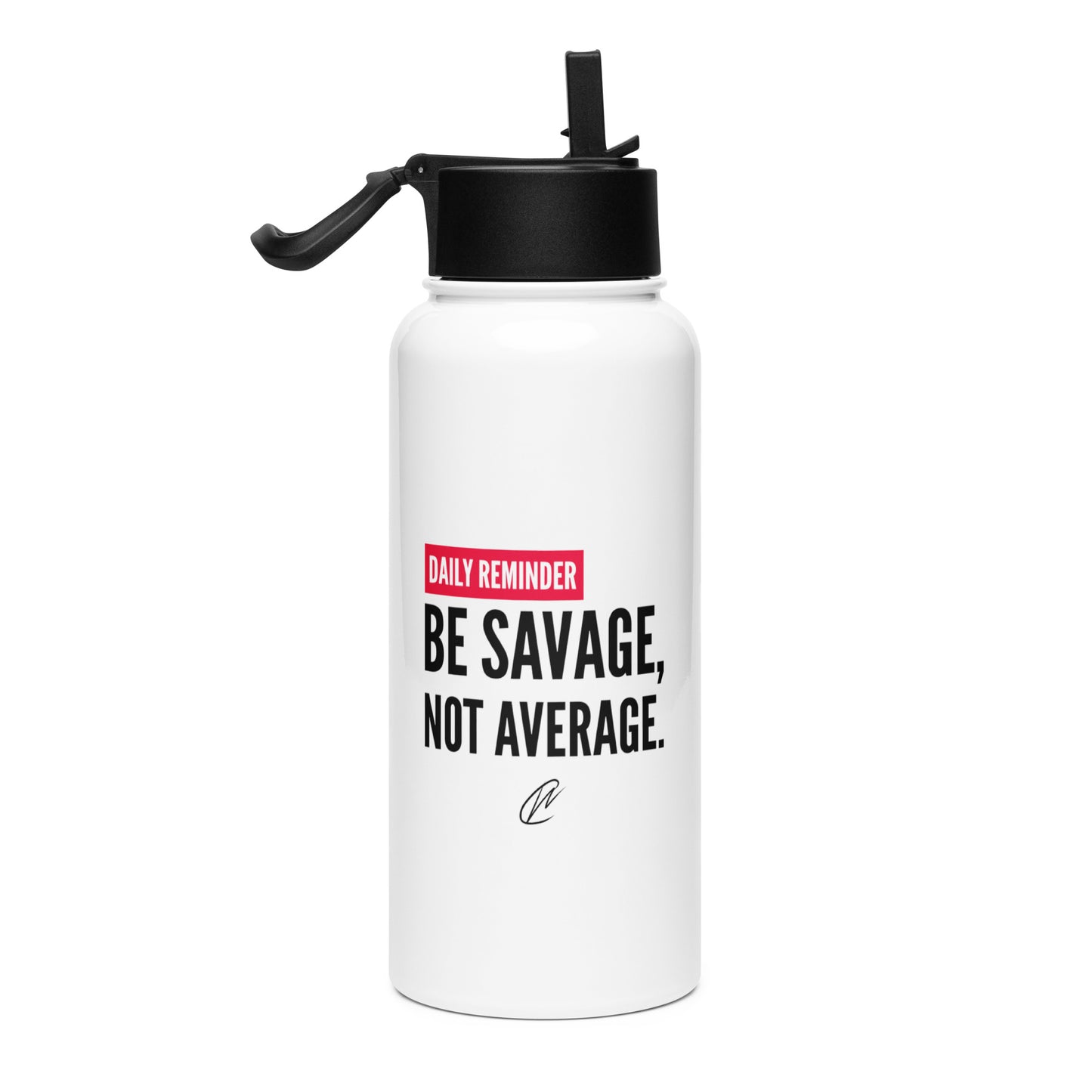 Be Savage - White Water Bottle