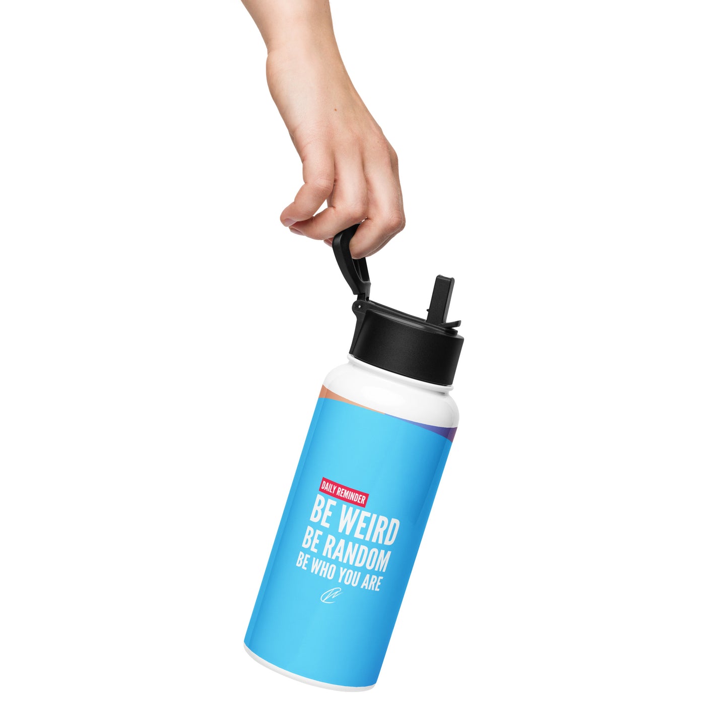 Be Weird - Color Water Bottle