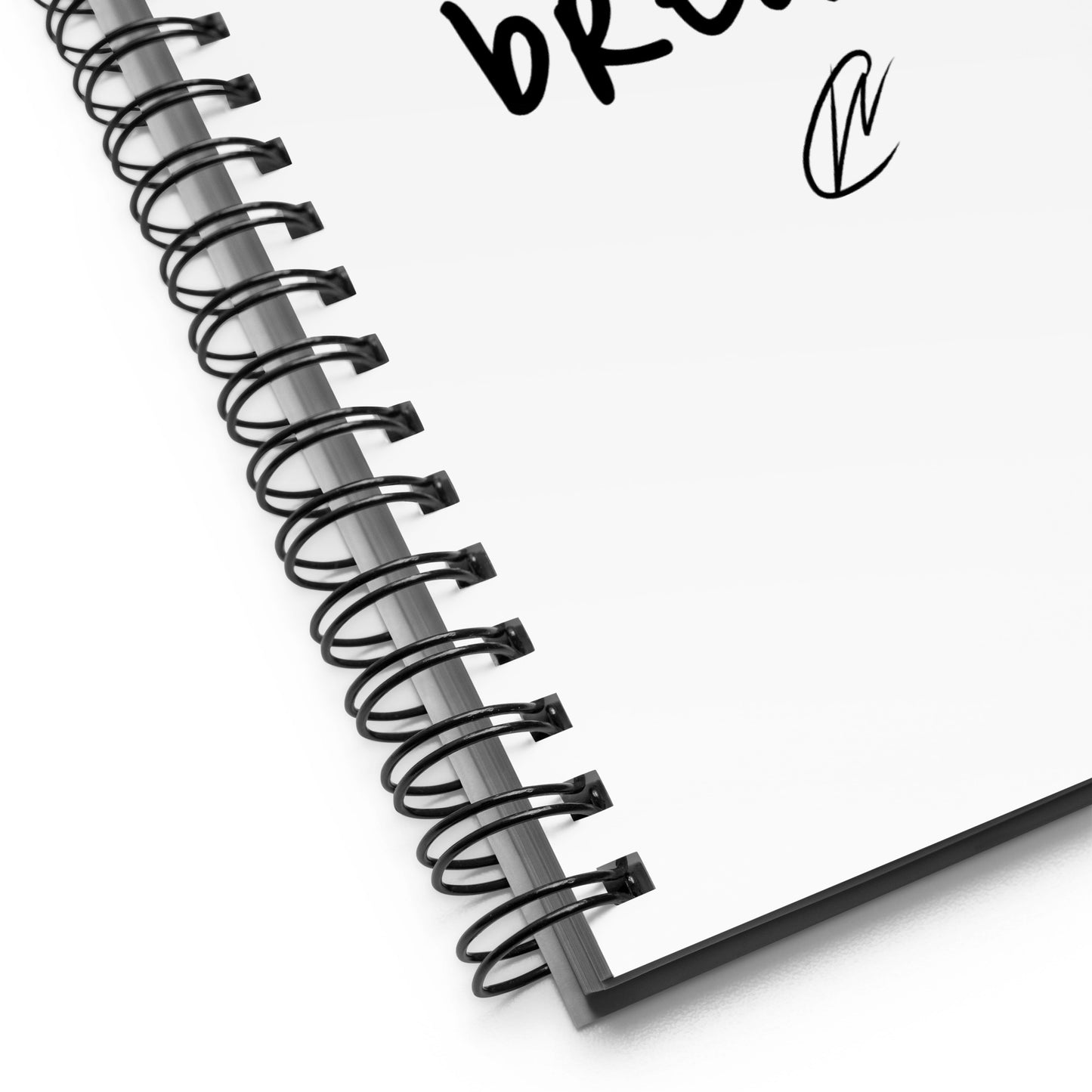 Just Breathe - White Notebook