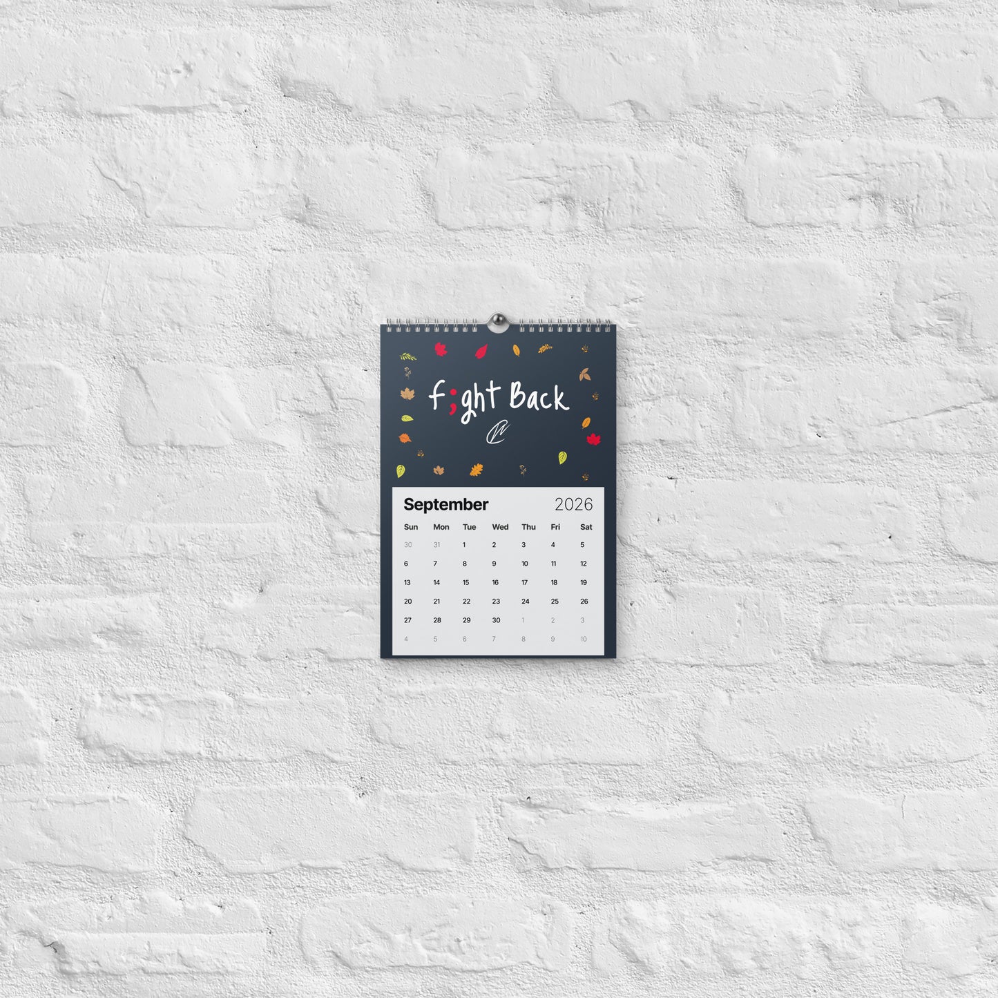 2026 Wall Calendar - Small Version
