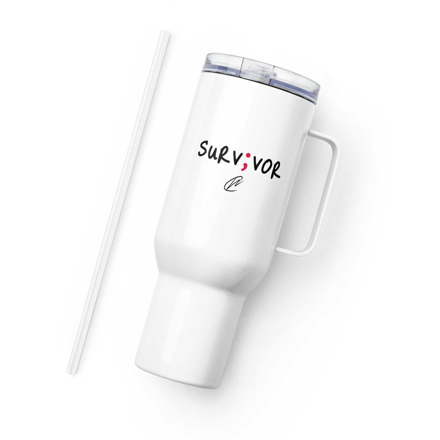 Survivor - White Tumbler