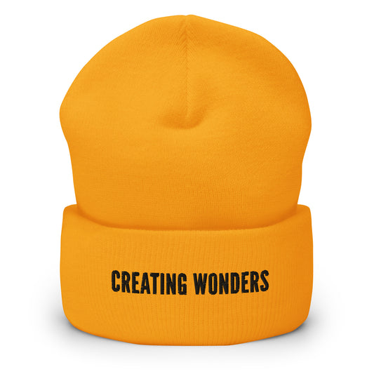 Creating Wonders - Gold Beanie