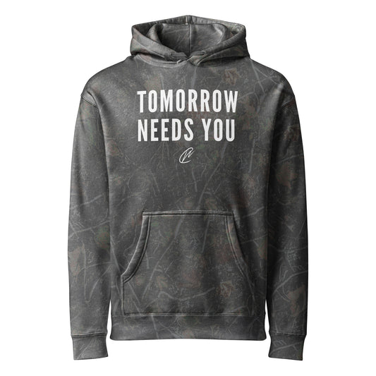 Tomorrow Needs You - Camo Hoodie
