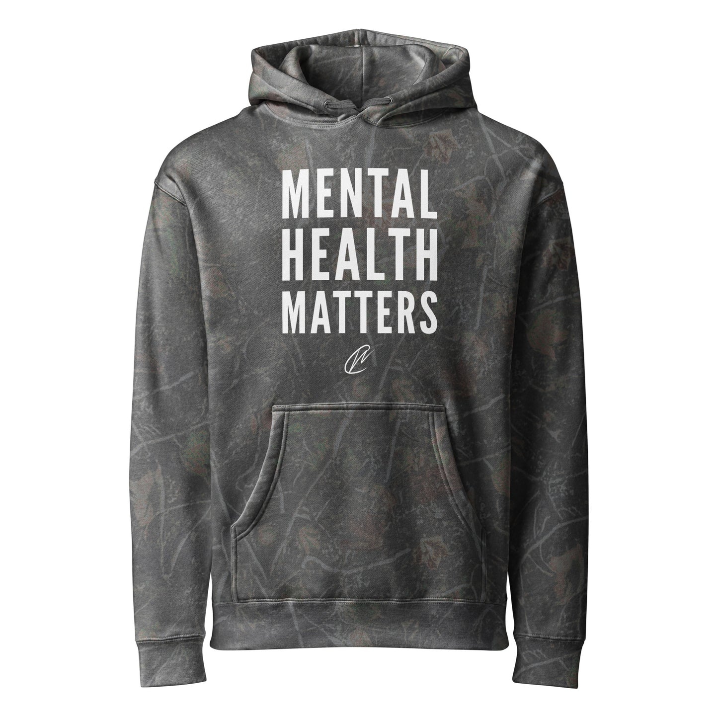 Mental Health Matters - Camo Hoodie