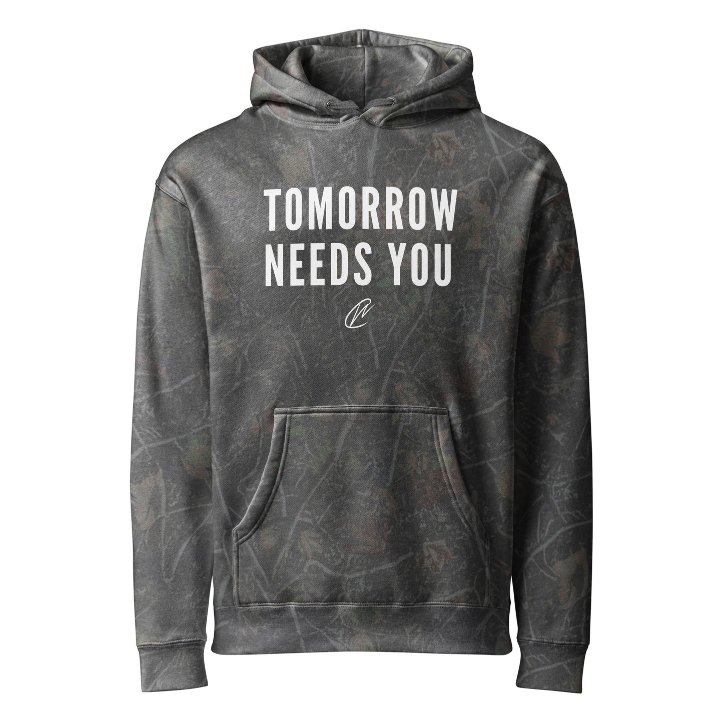 Tomorrow Needs You - Camo Hoodie