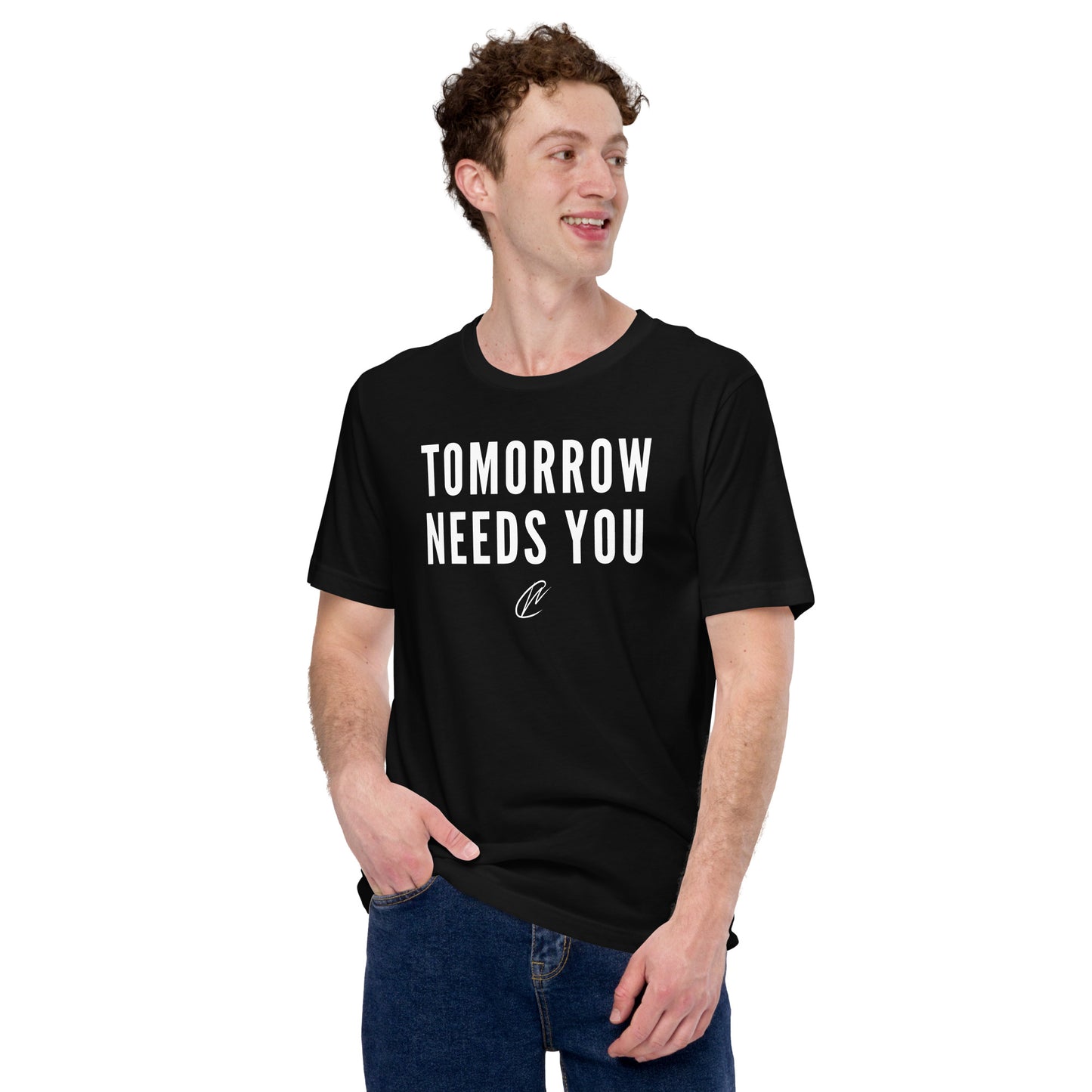 Tomorrow Needs You - Black TShirt