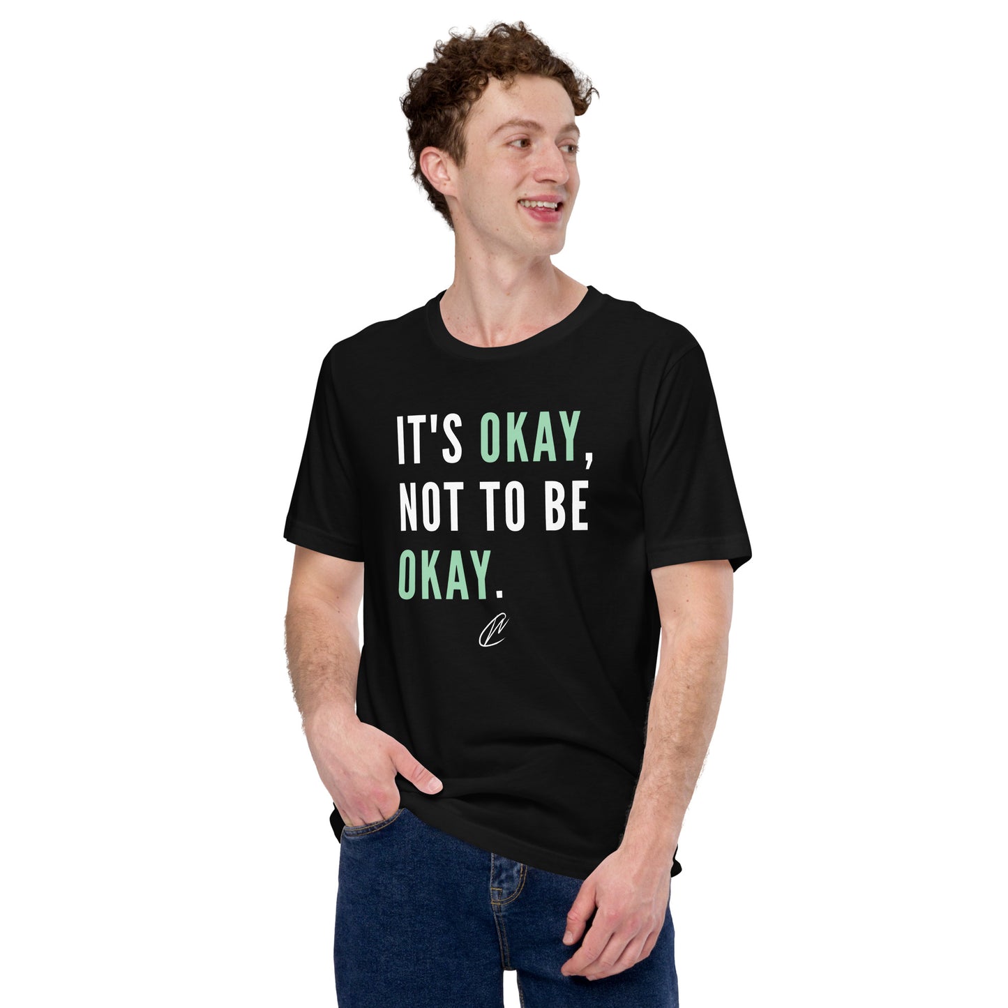 Okay Not To Be Okay - Black TShirt