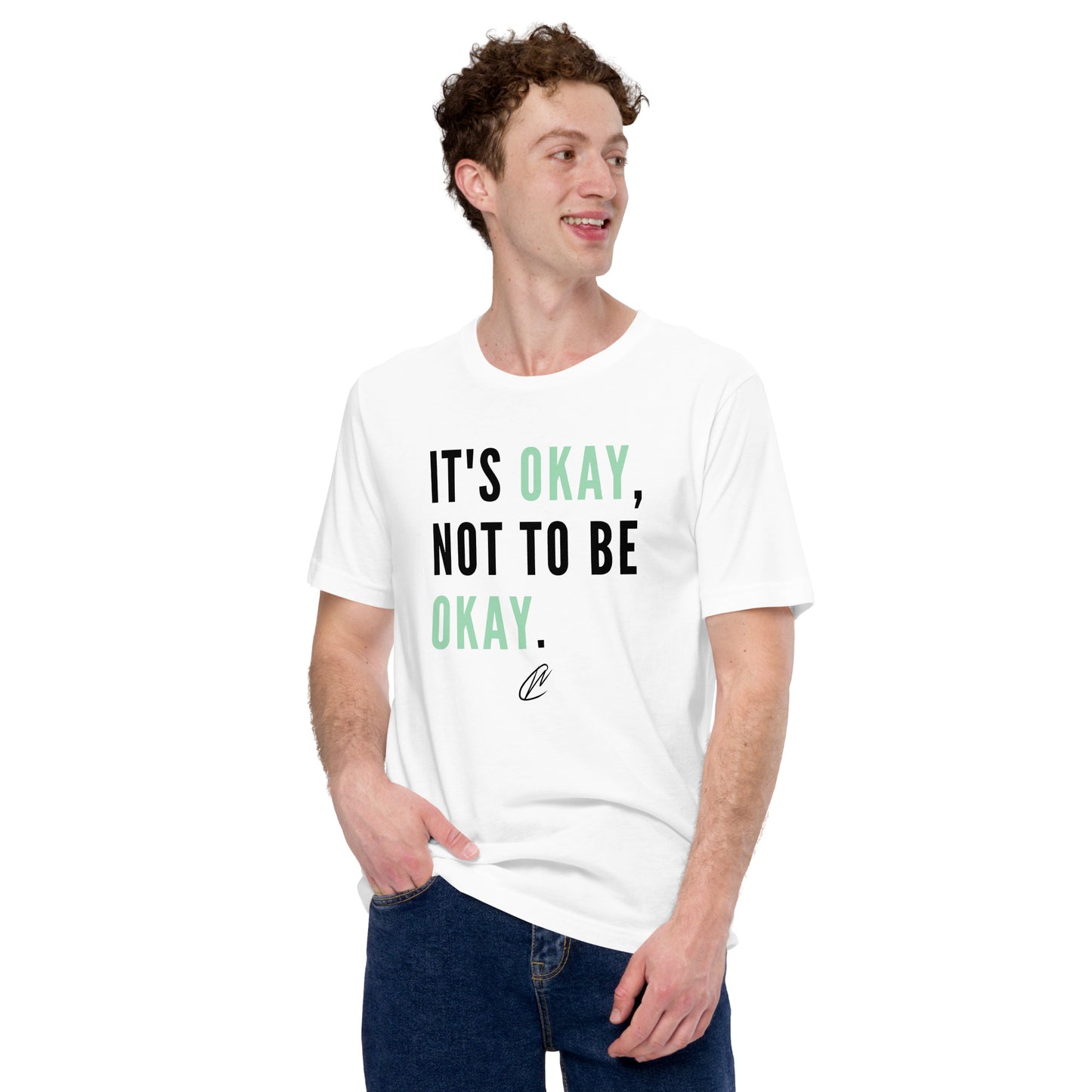 Okay Not To Be Okay - White TShirt